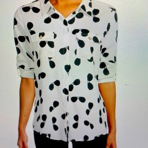 Karl lagerfeld Paris sunglasses blouse
